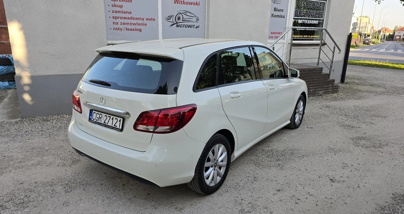 Mercedes-Benz Klasa B cena 69990 przebieg: 49730, rok produkcji 2018 z Sędziszów małe 191